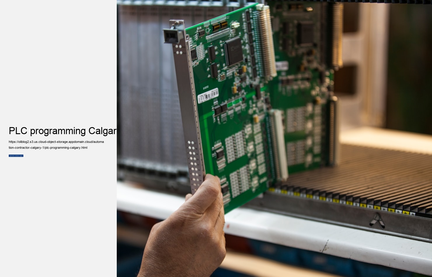 PLC programming Calgary