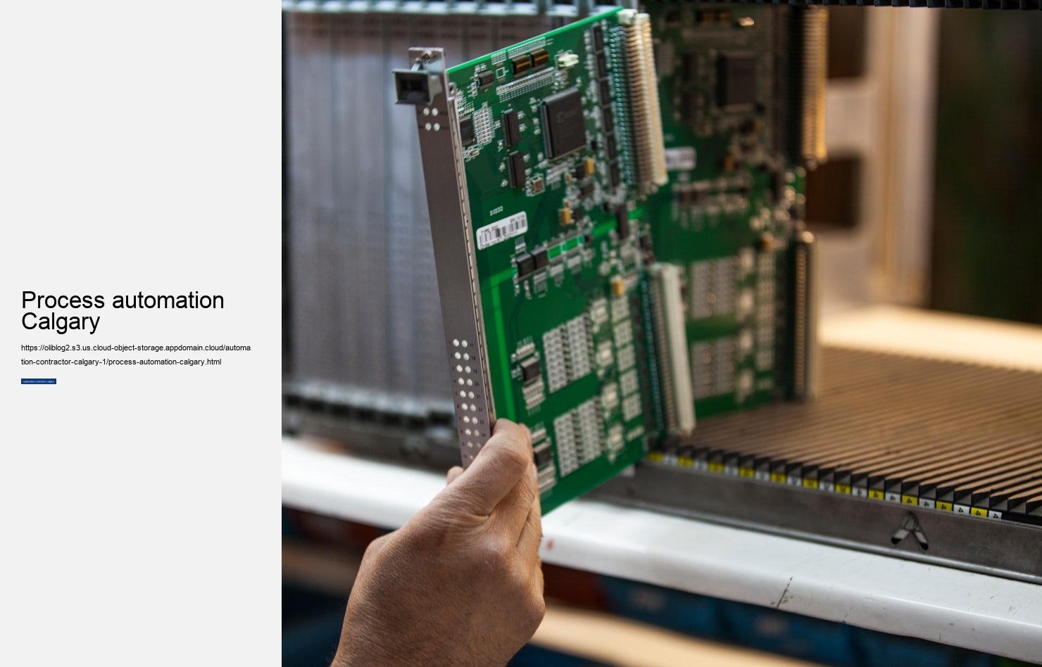 process automation Calgary