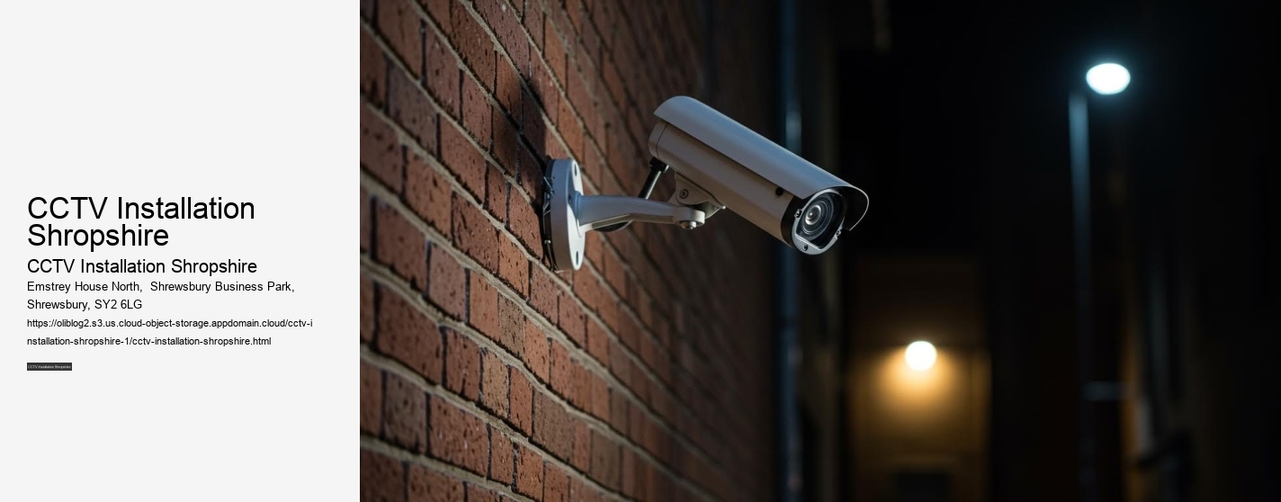 CCTV Installation Shropshire