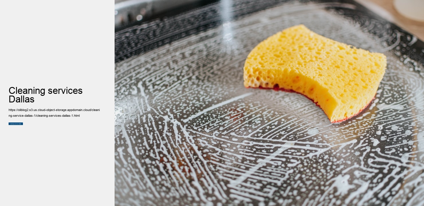 cleaning services Dallas