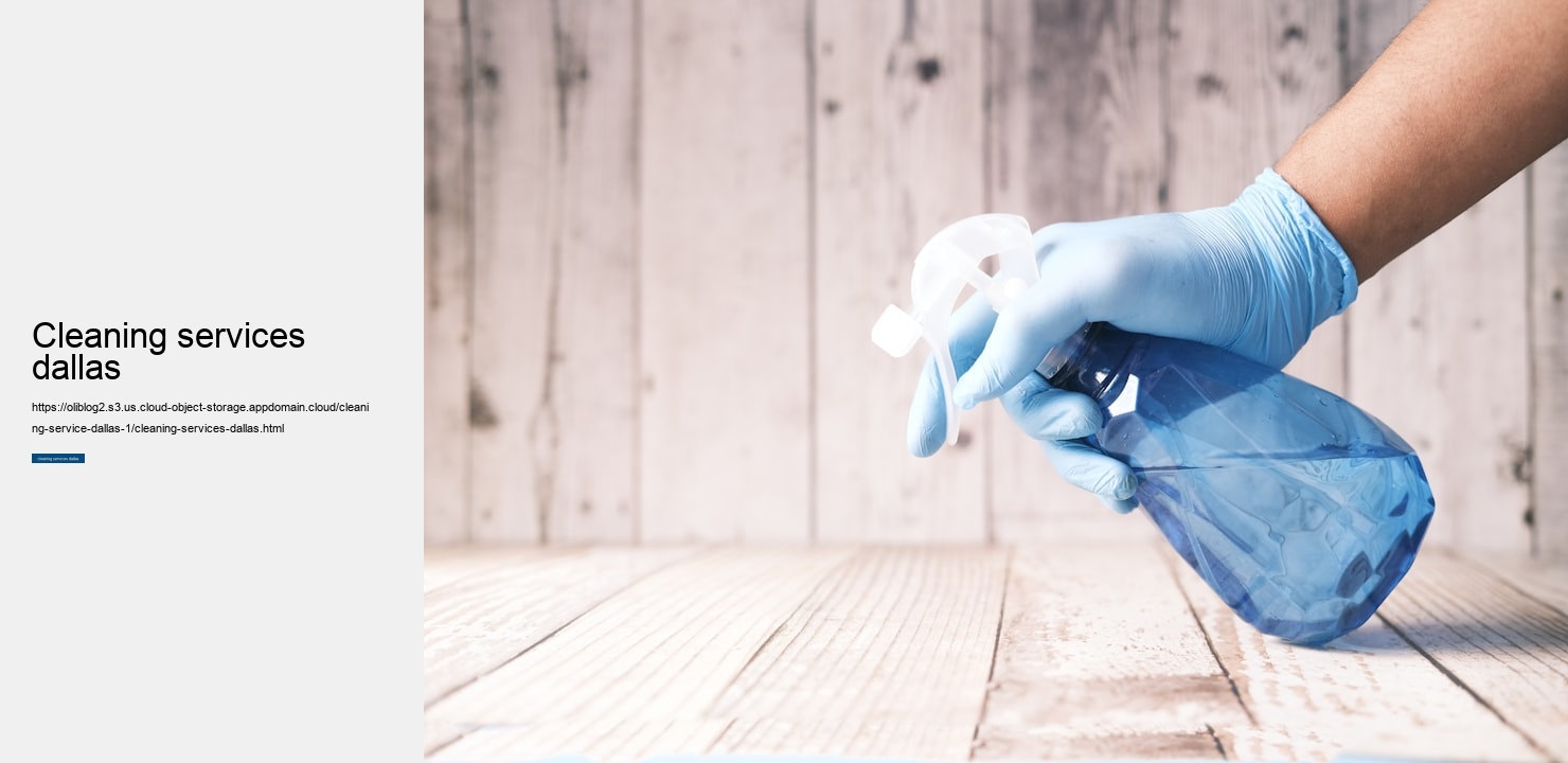 cleaning services dallas