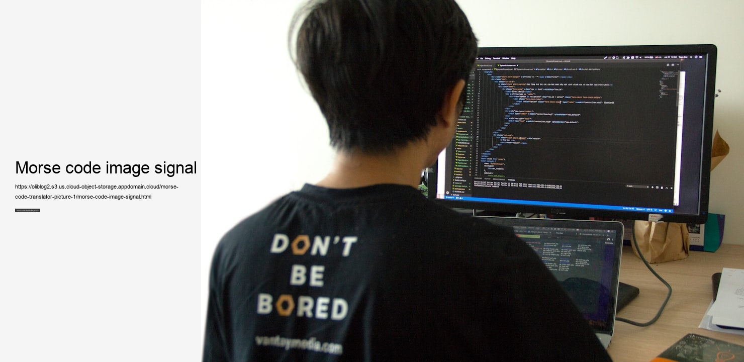 morse code image signal